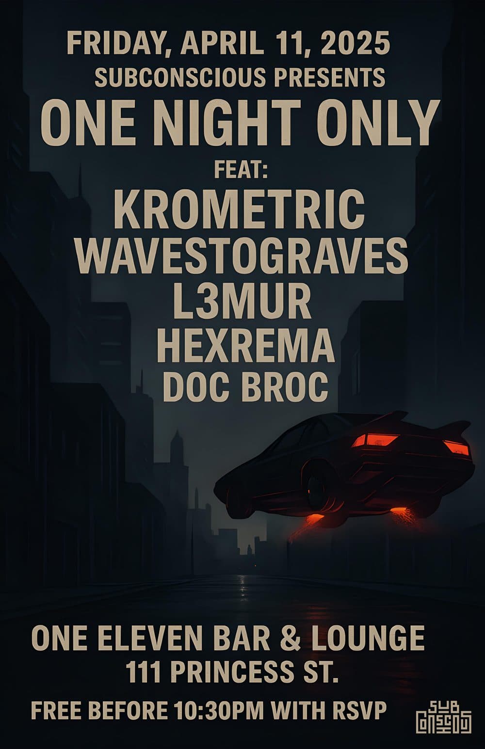 Poster for One Night Only